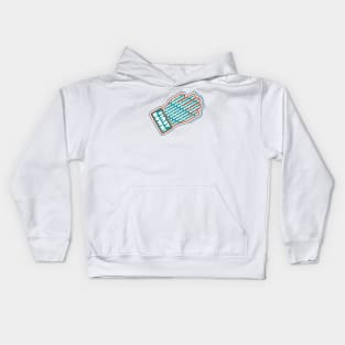 First Down Dolphins! Kids Hoodie